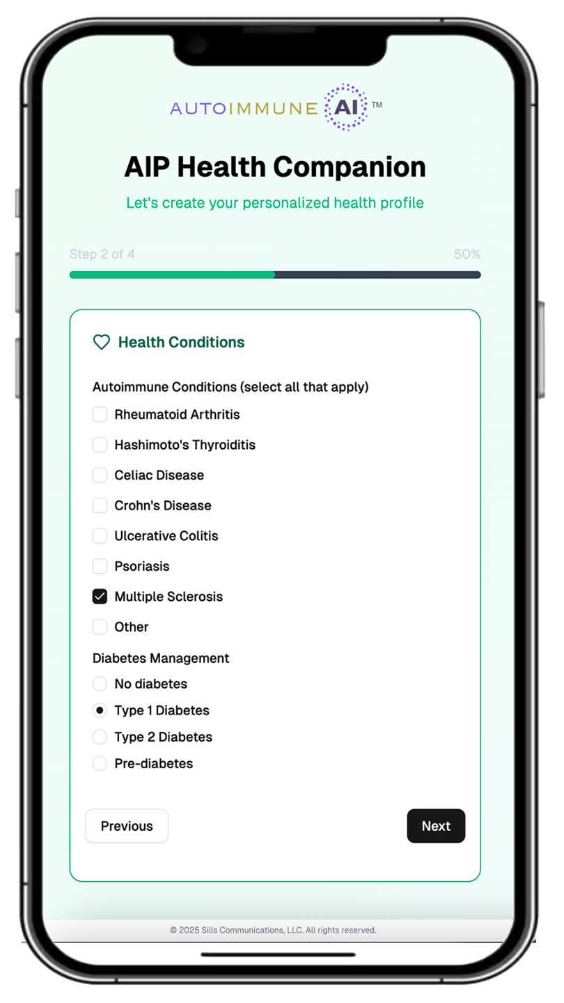 Health Profile Builder Screen